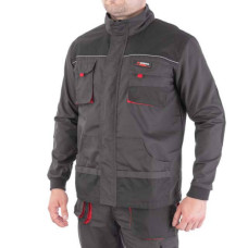 Куртка робоча, 80% поліестер / 20% бавовна, щільність 260 г/м², XL INTERTOOL SP-3004
