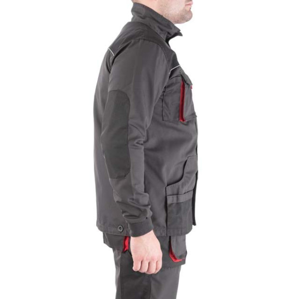 Куртка робоча, 80% поліестер / 20% бавовна, щільність 260 г/м², XL INTERTOOL SP-3004 Куртка робоча, 80% поліестер / 20% бавовна, щільність 260 г/м², XL INTERTOOL SP-3004