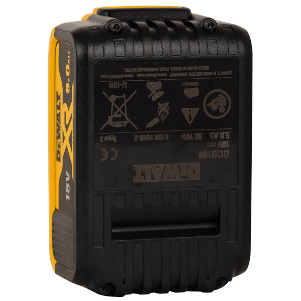 Набір акумуляторних батарей DeWALT DCB184P2 Набір акумуляторних батарей DeWALT DCB184P2