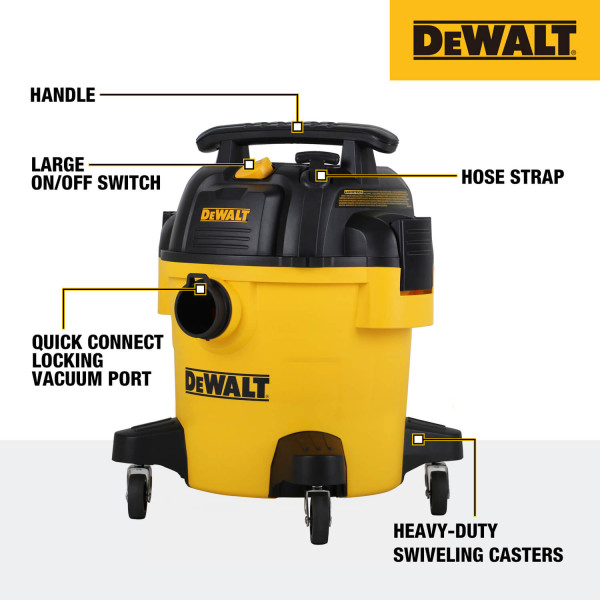 Пилосос мережевий DeWALT DXV20PC Пилосос мережевий DeWALT DXV20PC