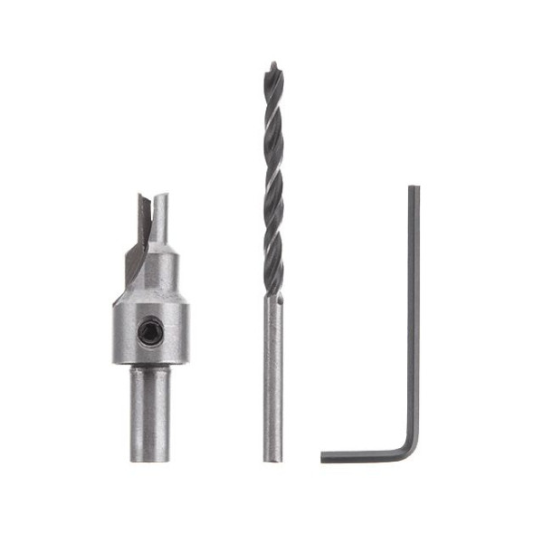 Свердло конфірматное 4,0/6,3 мм INTERTOOL SD-0240 Свердло конфірматное 4,0/6,3 мм INTERTOOL SD-0240