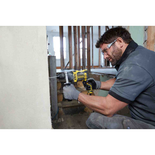 Дриль мережевий ударний 750 Вт, 0-3200 об/хв, 54400 уд/хв STANLEY FatMax STANLEY FATMAX FMEH750K Дриль мережевий ударний 750 Вт, 0-3200 об/хв, 54400 уд/хв STANLEY FatMax STANLEY FATMAX FMEH750K