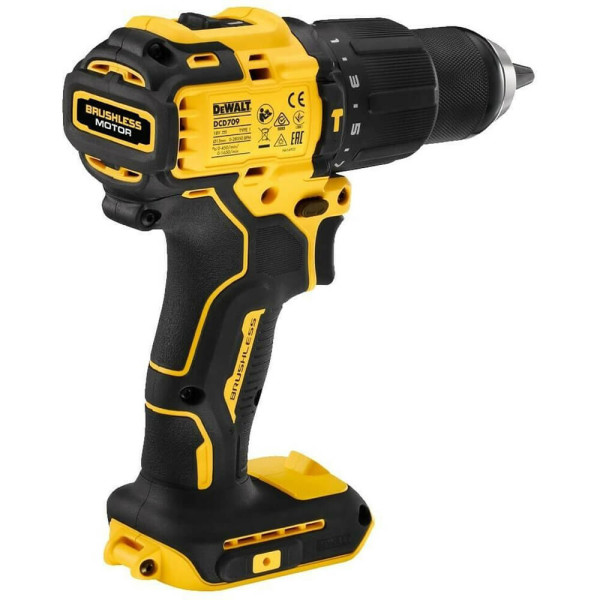 Дриль-шурупокрут акумуляторний безщітковий ударний DeWALT DCD709P2T Дриль-шурупокрут акумуляторний безщітковий ударний DeWALT DCD709P2T