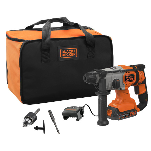 Перфоратор аккумуляторный BLACK+DECKER BCD900D1S Перфоратор аккумуляторный BLACK+DECKER BCD900D1S