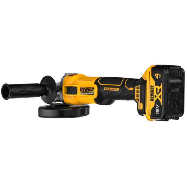 Шліфмашина кутова - болгарка акумуляторна безщіткова DeWALT DCG407M2T Шліфмашина кутова - болгарка акумуляторна безщіткова DeWALT DCG407M2T