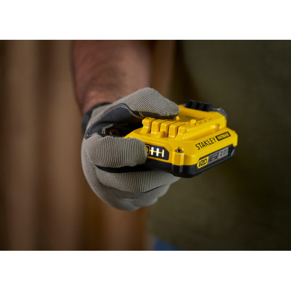 Зарядний пристрій та 2 акумулятора 18В STANLEY FATMAX SFMCB12D2 Зарядний пристрій та 2 акумулятора 18В STANLEY FATMAX SFMCB12D2