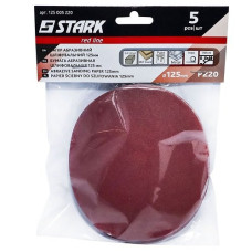 Папір шліфувальний Stark D125 мм з. 220 5 шт