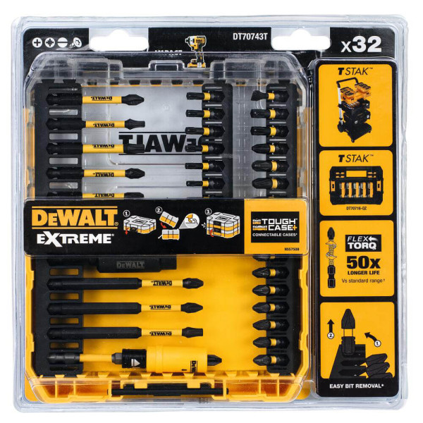 Набор бит и насадок DeWALT DT70743T Набор бит и насадок DeWALT DT70743T Набор бит и насадок DeWALT DT70743T Набор бит и насадок DeWALT DT70743T