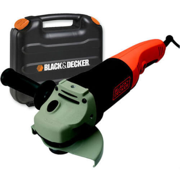 Шлифмашина угловая - болгарка сетевая BLACK+DECKER KG1202K Шлифмашина угловая - болгарка сетевая BLACK+DECKER KG1202K