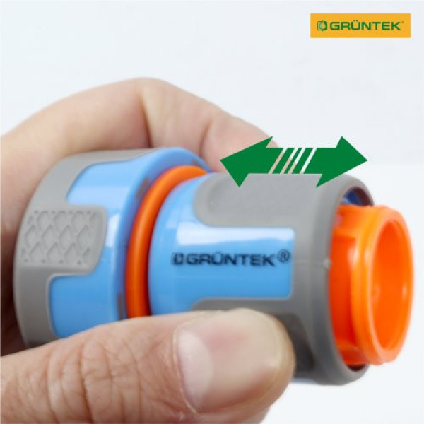Конектор GRUNTEK 3/4" з аквастопом Конектор GRUNTEK 3/4" з аквастопом