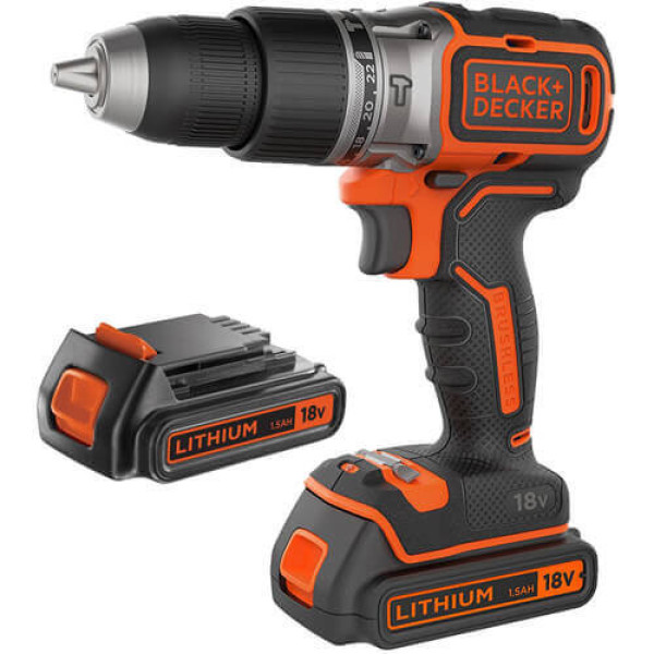 Дрель-шуруповерт аккумуляторная бесщеточный ударный BLACK+DECKER BL188KB Дрель-шуруповерт аккумуляторная бесщеточный ударный BLACK+DECKER BL188KB