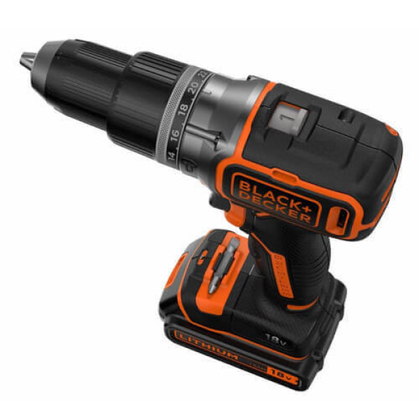 Дрель-шуруповерт аккумуляторная бесщеточный ударный BLACK+DECKER BL188KB Дрель-шуруповерт аккумуляторная бесщеточный ударный BLACK+DECKER BL188KB