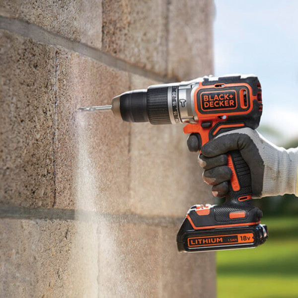 Дрель-шуруповерт аккумуляторная бесщеточный ударный BLACK+DECKER BL188KB Дрель-шуруповерт аккумуляторная бесщеточный ударный BLACK+DECKER BL188KB