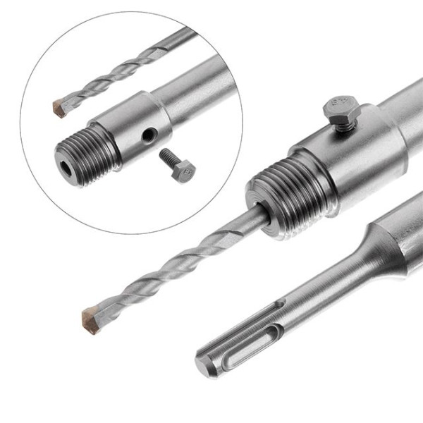 Перехідник SDS-Plus для коронок по бетону, 300 мм INTERTOOL SD-0419 Перехідник SDS-Plus для коронок по бетону, 300 мм INTERTOOL SD-0419