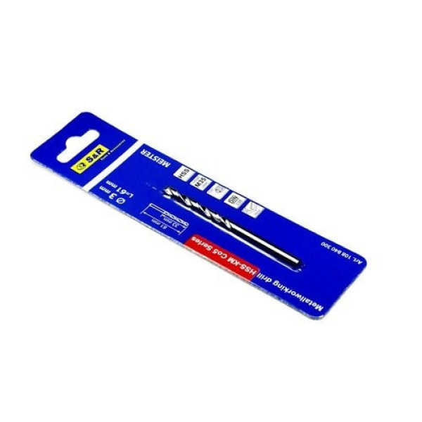 Свердло по металу S & R Meister KM HSS 3.0x33х61 мм