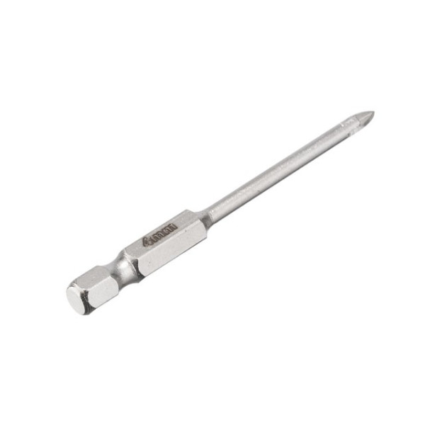 Свердло по склу та кераміці, 4 мм, HEX 1/4" INTERTOOL SD-0284 Свердло по склу та кераміці, 4 мм, HEX 1/4" INTERTOOL SD-0284