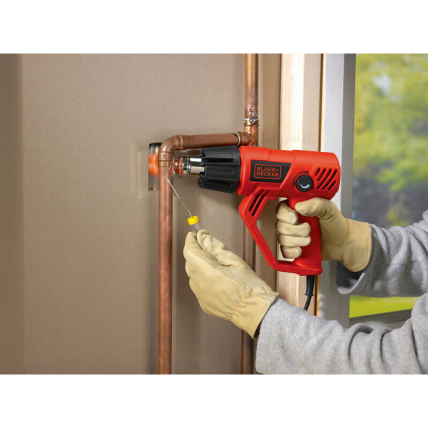 Пистолет горячего воздуха - фен сетевой BLACK+DECKER KX2001 Пистолет горячего воздуха - фен сетевой BLACK+DECKER KX2001