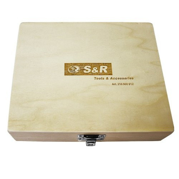 Набір фрез по дереву S & R Meister 12 шт. Набір фрез по дереву S & R Meister 12 шт.