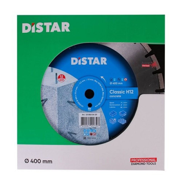 Круг алмазний Distar Classic H12 5D 1A1RSS 404 мм бетон Круг алмазний Distar Classic H12 5D 1A1RSS 404 мм бетон