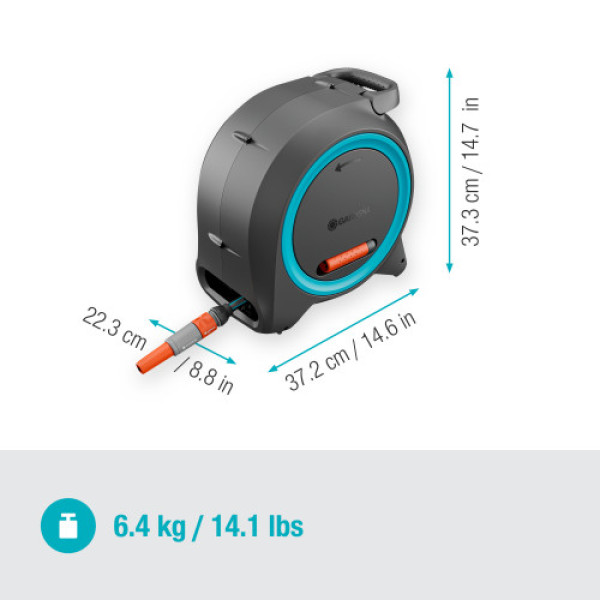 Котушка Gardena Dual Hose Box настінна та наземна 11 мм 25 м Котушка Gardena Dual Hose Box настінна та наземна 11 мм 25 м