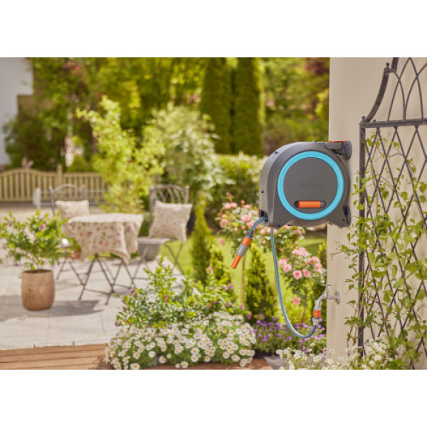 Котушка Gardena Dual Hose Box настінна та наземна 11 мм 25 м Котушка Gardena Dual Hose Box настінна та наземна 11 мм 25 м