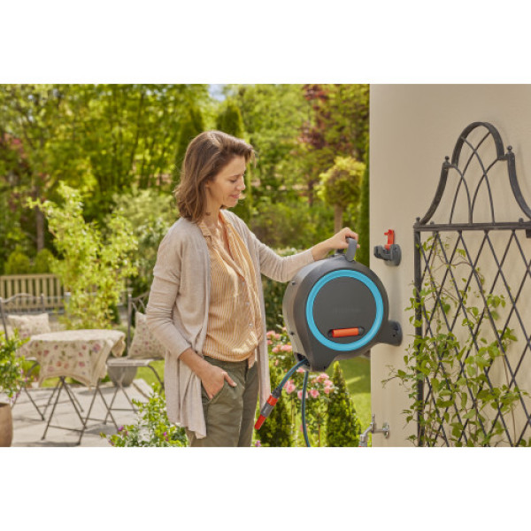Котушка Gardena Dual Hose Box настінна та наземна 11 мм 25 м Котушка Gardena Dual Hose Box настінна та наземна 11 мм 25 м