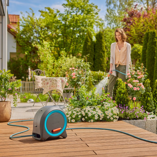 Котушка Gardena Dual Hose Box настінна та наземна 11 мм 25 м Котушка Gardena Dual Hose Box настінна та наземна 11 мм 25 м