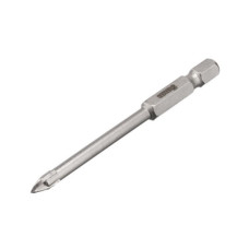 Свердло по склу та кераміці, 5 мм, HEX 1/4" INTERTOOL SD-0285