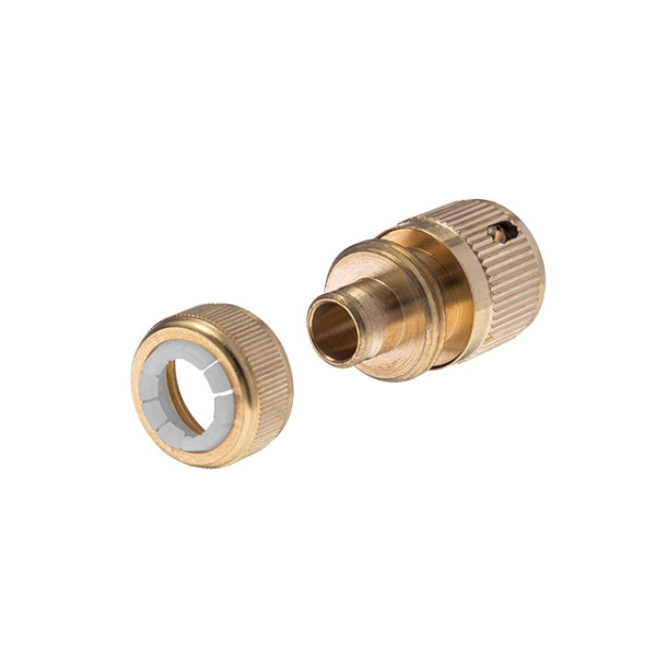 Конектор латунний 1/2" на шланг 1/2", STORM INTERTOOL GE-1216 Конектор латунний 1/2" на шланг 1/2", STORM INTERTOOL GE-1216