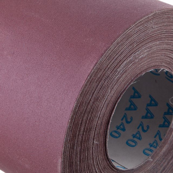 Шкурка шліфувальна, тканинна основа, К240, 200 мм × 50 м INTERTOOL BT-0725 Шкурка шліфувальна, тканинна основа, К240, 200 мм × 50 м INTERTOOL BT-0725