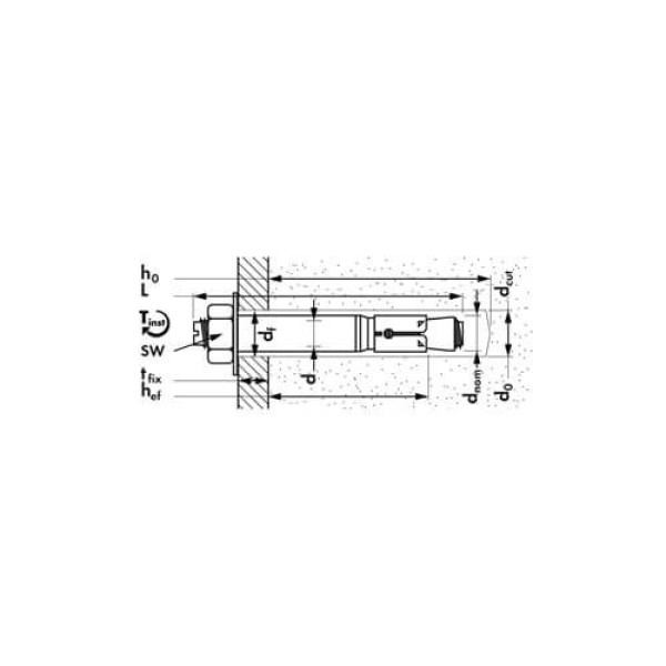 Анкер HL-B (SZ-B) 15x115/15 Mungo 1231501 Анкер HL-B (SZ-B) 15x115/15 Mungo 1231501