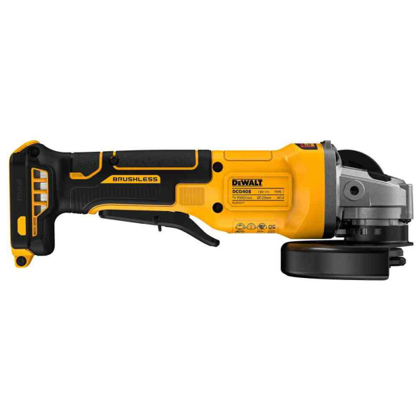 Шліфмашина кутова - болгарка акумуляторна безщіткова DeWALT DCG408NT Шліфмашина кутова - болгарка акумуляторна безщіткова DeWALT DCG408NT