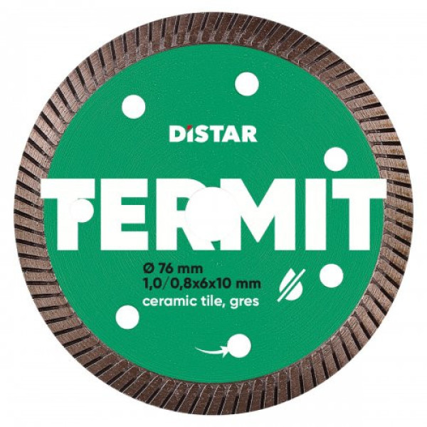 Круг алмазний Distar Termit керамограніт 76x10x1 мм