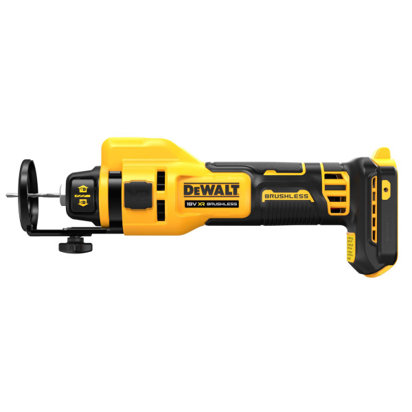 Фрезер аккумуляторный для вырезания гипсокартона DeWALT DCE555N Фрезер аккумуляторный для вырезания гипсокартона DeWALT DCE555N