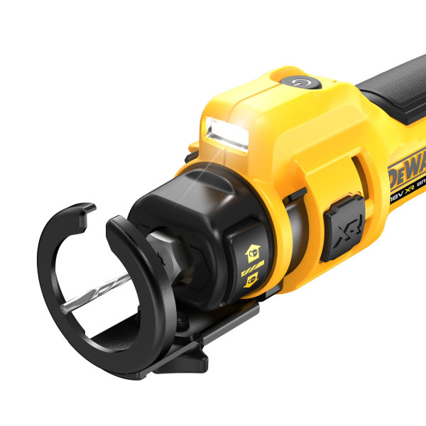 Фрезер аккумуляторный для вырезания гипсокартона DeWALT DCE555N Фрезер аккумуляторный для вырезания гипсокартона DeWALT DCE555N