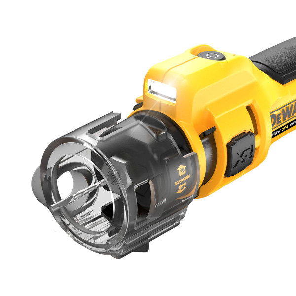 Фрезер аккумуляторный для вырезания гипсокартона DeWALT DCE555N Фрезер аккумуляторный для вырезания гипсокартона DeWALT DCE555N