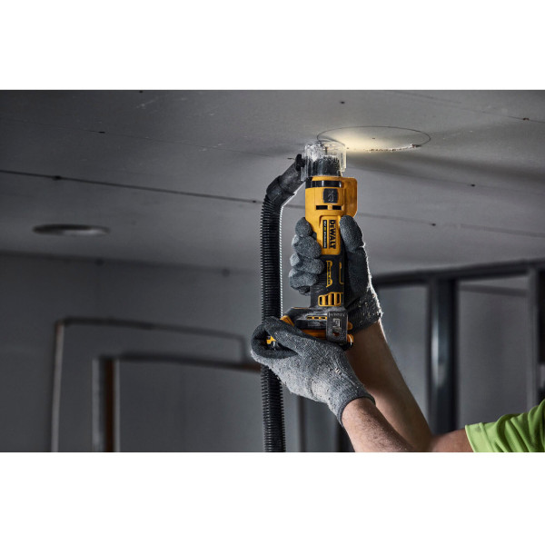 Фрезер аккумуляторный для вырезания гипсокартона DeWALT DCE555N Фрезер аккумуляторный для вырезания гипсокартона DeWALT DCE555N