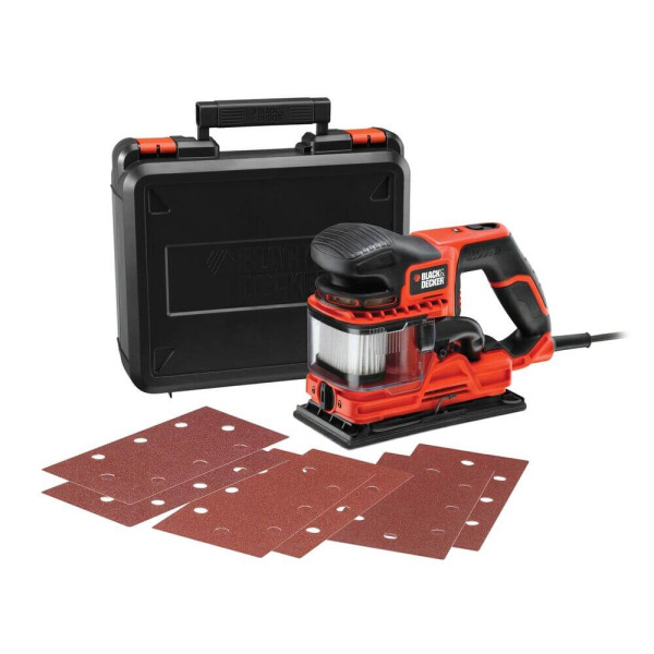 Шліфмашина вібраційна мережева BLACK+DECKER KA330E Шліфмашина вібраційна мережева BLACK+DECKER KA330E