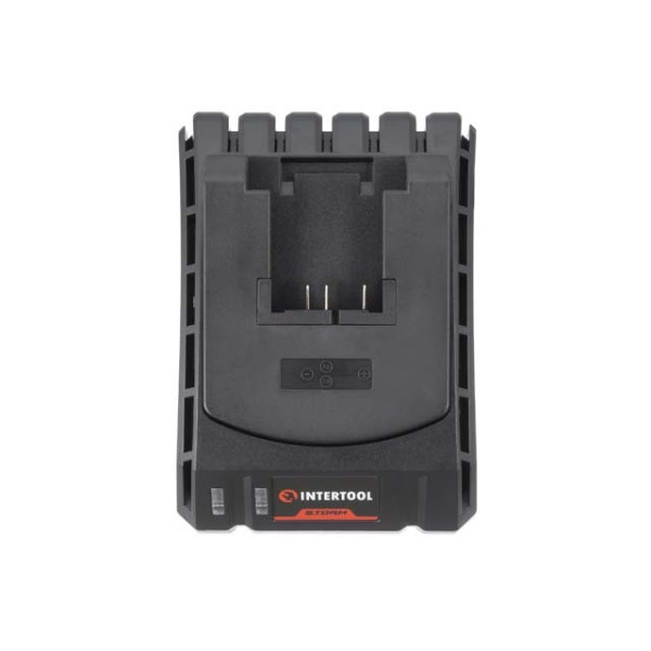 Пристрій зарядний для акумуляторів Li-ion 20 В, струм заряду 2,0 А INTERTOOL WT-0344 Пристрій зарядний для акумуляторів Li-ion 20 В, струм заряду 2,0 А INTERTOOL WT-0344