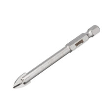 Свердло по склу та кераміці, 8 мм, HEX 1/4" INTERTOOL SD-0288