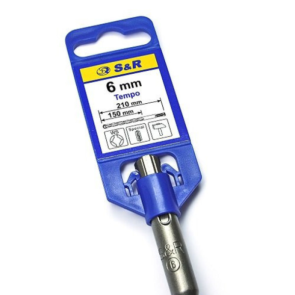 Бур S & R Tempo 6,0x150 / 210 мм Бур S & R Tempo 6,0x150 / 210 мм