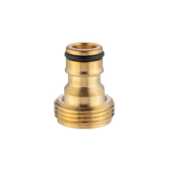 Адаптер латунний для з'єднувача 1/2" з зовнішньою різьбою 3/4", STORM INTERTOOL GE-1202 Адаптер латунний для з'єднувача 1/2" з зовнішньою різьбою 3/4", STORM INTERTOOL GE-1202
