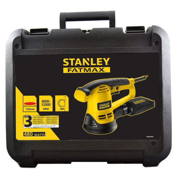 Шліфмашина ексцентрикова мережева STANLEY FATMAX FME440K Шліфмашина ексцентрикова мережева STANLEY FATMAX FME440K