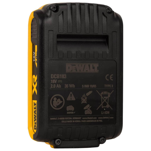 Аккумуляторная батарея DeWALT DCB183 Аккумуляторная батарея DeWALT DCB183