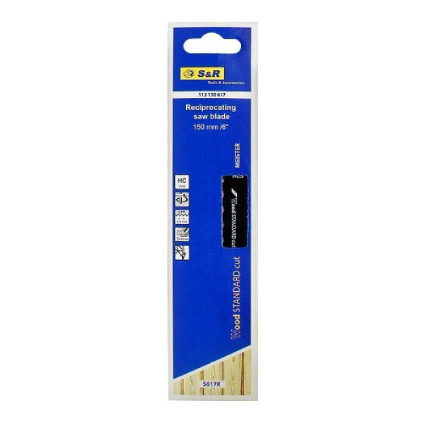 Пиляльне полотно S & R Meister S617K Пиляльне полотно S & R Meister S617K
