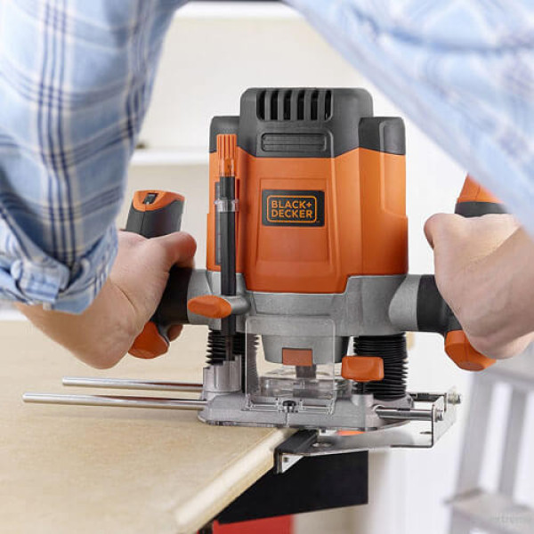Фрезер сетевой BLACK+DECKER KW1200EKA фрезер сетевой BLACK+DECKER KW1200EKA