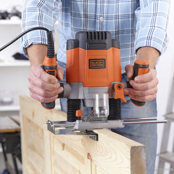 Фрезер сетевой BLACK+DECKER KW1200EKA фрезер сетевой BLACK+DECKER KW1200EKA