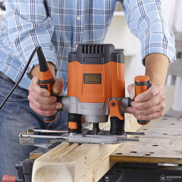 Фрезер сетевой BLACK+DECKER KW1200EKA фрезер сетевой BLACK+DECKER KW1200EKA