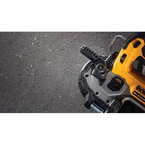 Пила стрічкова акумуляторна безщіткова DeWALT DCS377NT Пила стрічкова акумуляторна безщіткова DeWALT DCS377NT