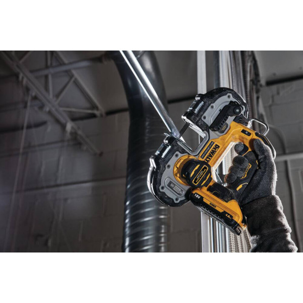 Пила стрічкова акумуляторна безщіткова DeWALT DCS377NT Пила стрічкова акумуляторна безщіткова DeWALT DCS377NT